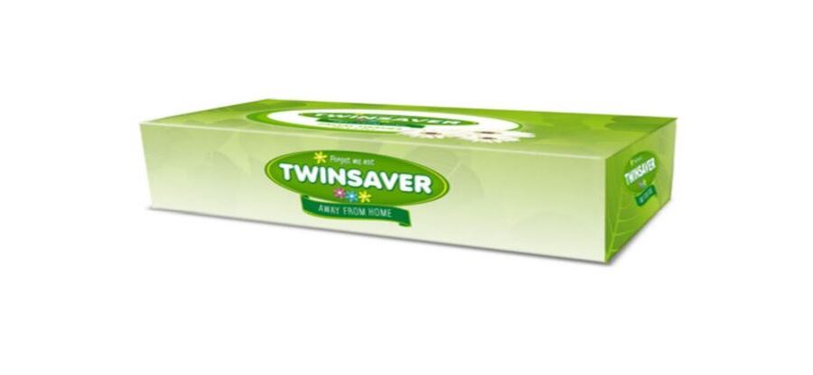 TWINSAVER FACIAL TISSUE BOX - 2030